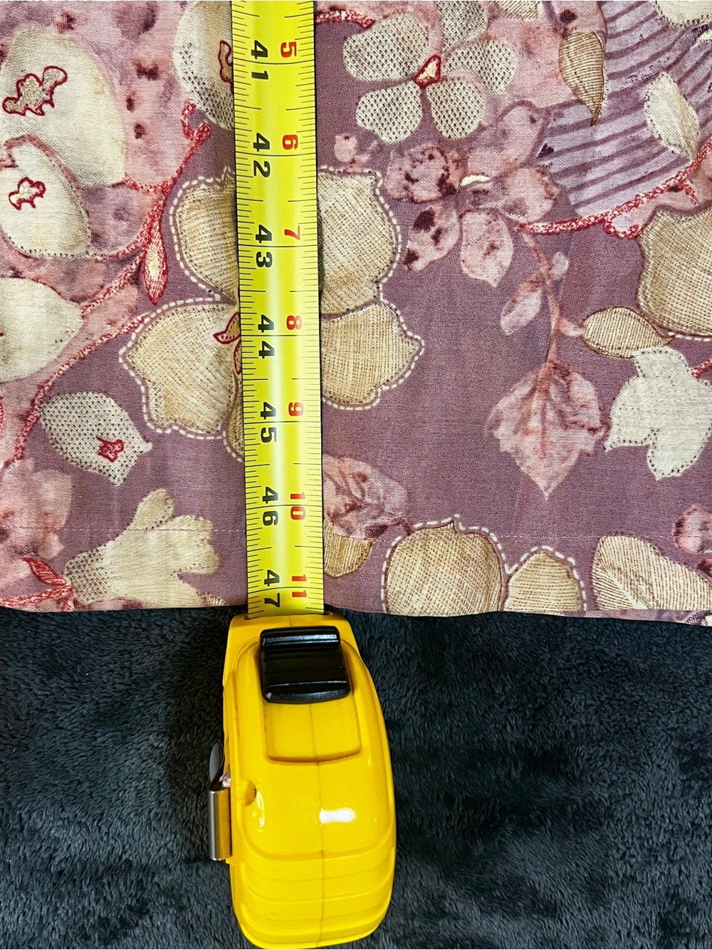 Ethnic Wms Cotton Muslin Floral Lilac Boho Sequin Wrap Side‎ Slits Midi Kaftan L - Picture 13 of 14